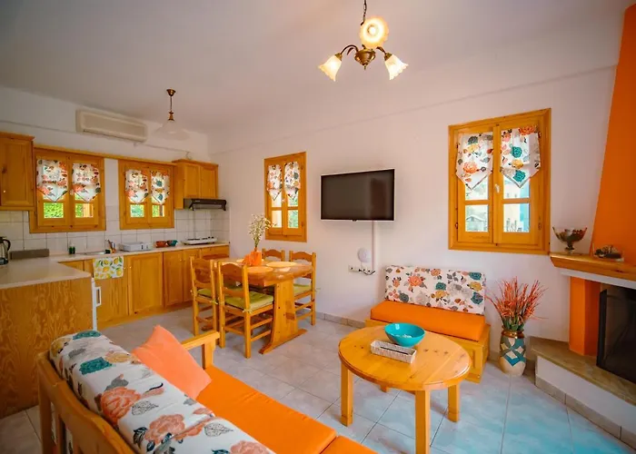 Orange House For Big Families In Damouchari - Delicious Houses