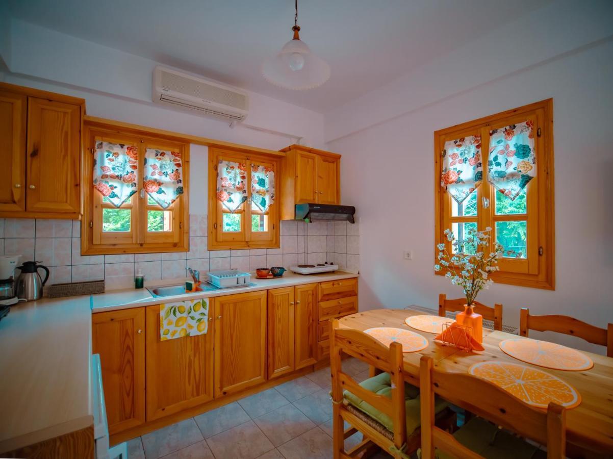 Orange House For Big Families In - Delicious Damouchari